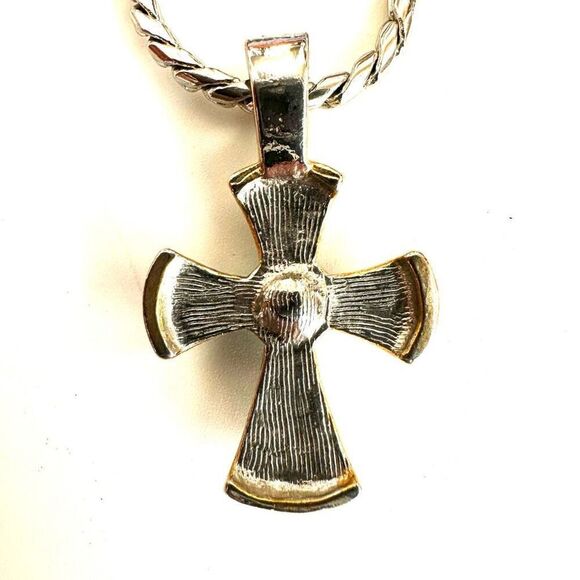 Cookie Lee Gem Cross Necklace - Picture 6 of 9